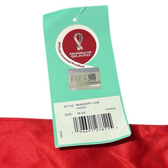 NWT Canada FIFA World Cup Qatar 2022 Long Sleeve Jersey - Picture 5 of 6